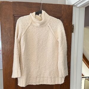 Anthropologie Cream Cowl Neck Sweater